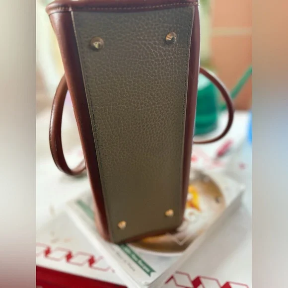 Dooney & Bourke Brown and Tan Tote - Picture 10 of 11